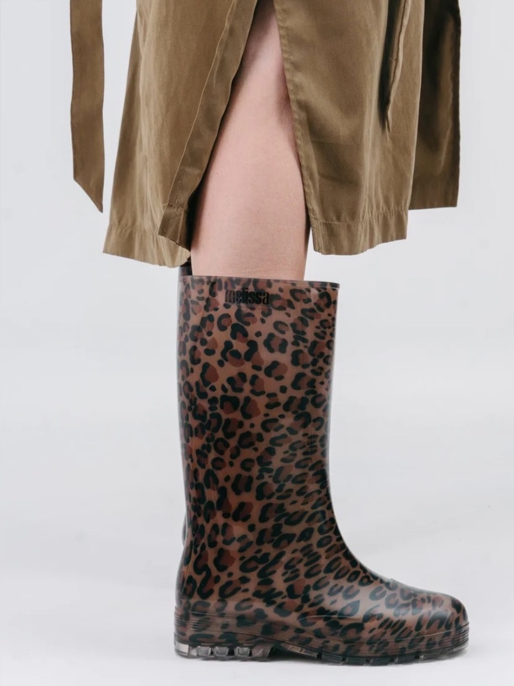 Melissa Leopard rain boots